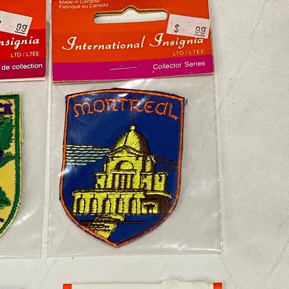 Vintage Canadian Souvenir Patches Lot of 6 New - Picture 4 of 6